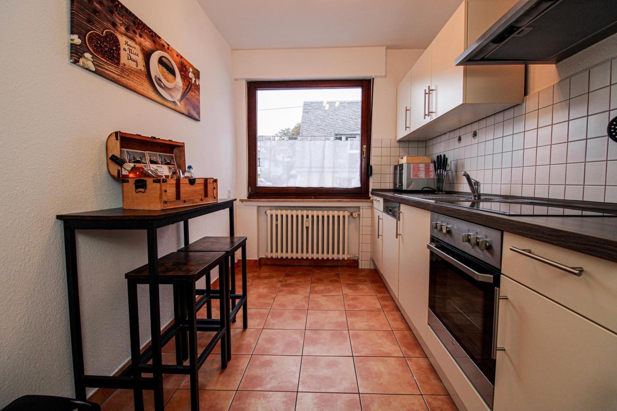 Moderne Fewo Sky Netflix Terrasse Burgblick Boxspringbett Waschtrockner Bullay Εξωτερικό φωτογραφία