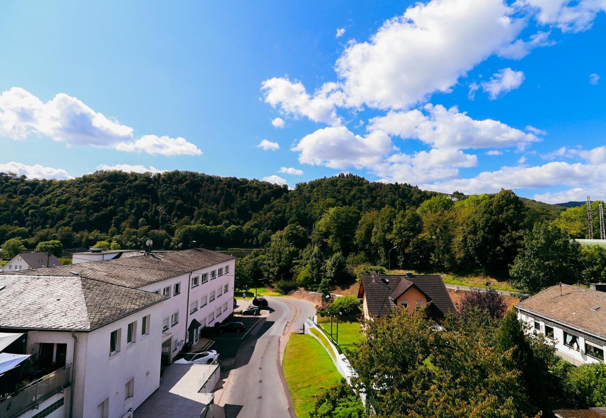 Moderne Fewo Sky Netflix Terrasse Burgblick Boxspringbett Waschtrockner Bullay Εξωτερικό φωτογραφία